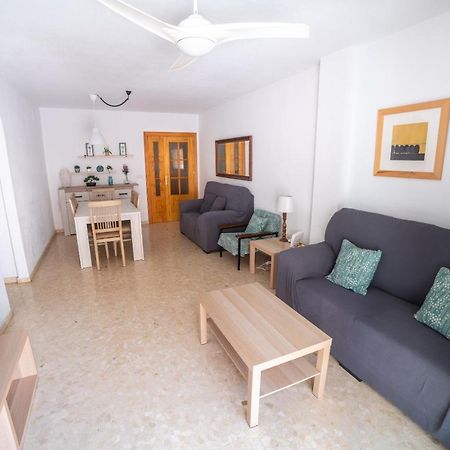 Apartamento Con Piscina Y Terraza A 50 Metros De La Playa Roquetas de Mar Bagian luar foto