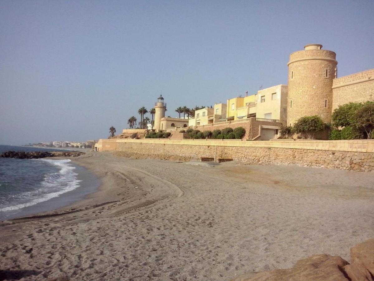 Apartamento Con Piscina Y Terraza A 50 Metros De La Playa Roquetas de Mar Bagian luar foto